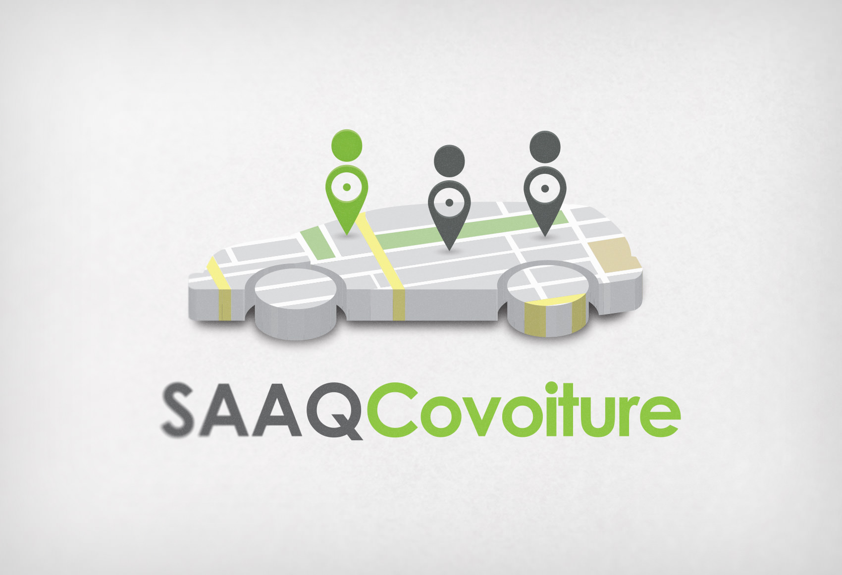 Signature Programme Covoiture - SAAQ - Logo et illustration