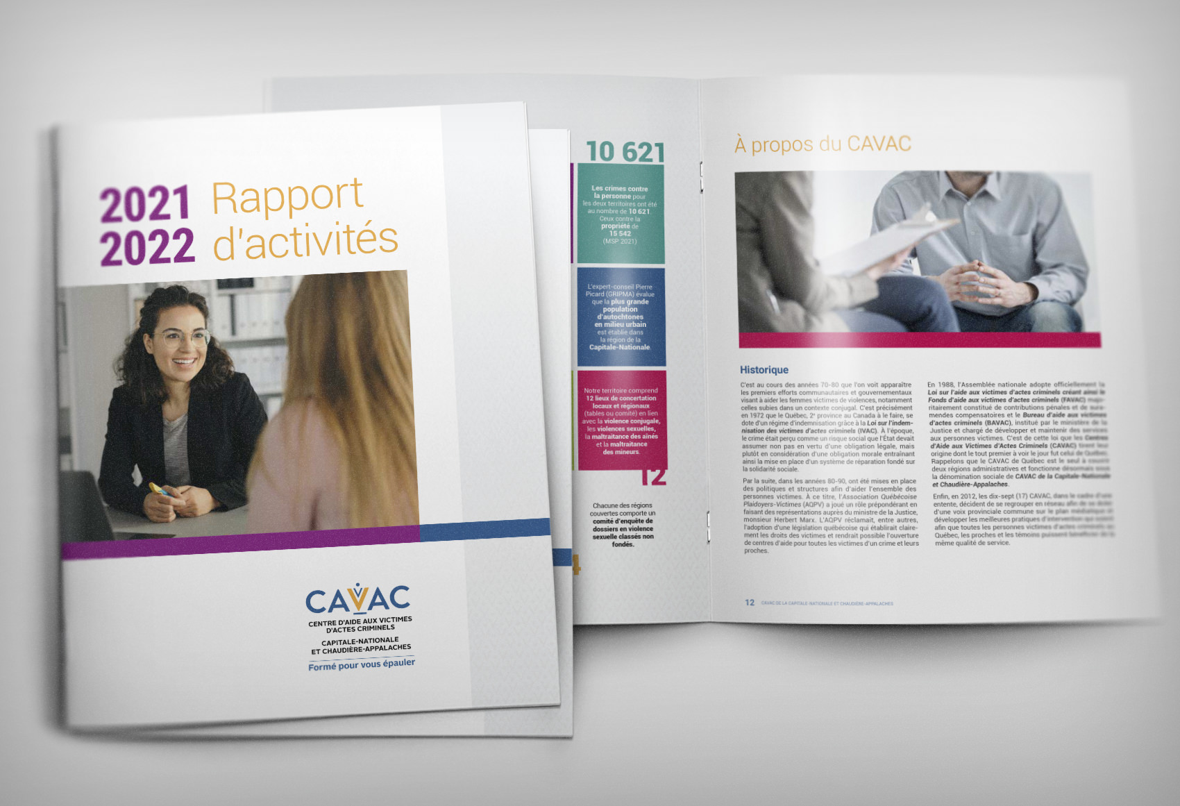 Rapport annuel d'activités du CAVAC